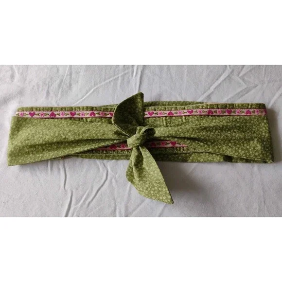 Vtg 80's Sash Wrap Belt Women's Handmade Sz XS Boho Hippie Cottage Folk Shabby - Picture 5 of 6